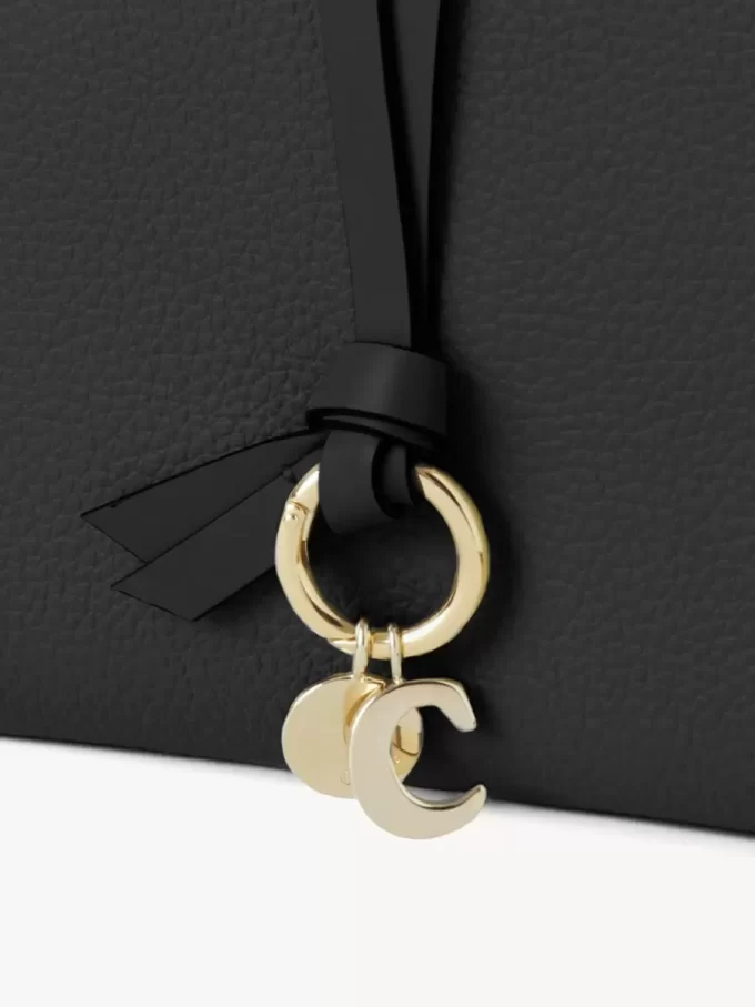 Alphabet bifold wallet in grained leather Alphabet bifold wallet in grained leather