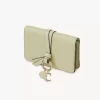 Alphabet card holder in grained leather Alphabet card holder in grained leather