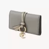 Alphabet key case in grained leather Alphabet key case in grained leather
