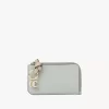 Alphabet wallet in grained leather Alphabet wallet in grained leather