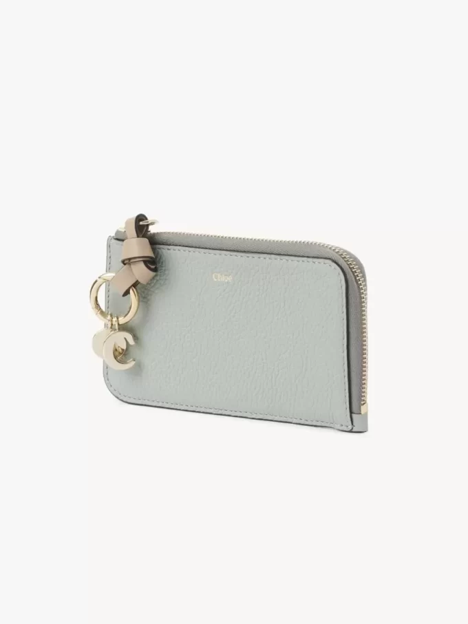 Alphabet wallet in grained leather Alphabet wallet in grained leather