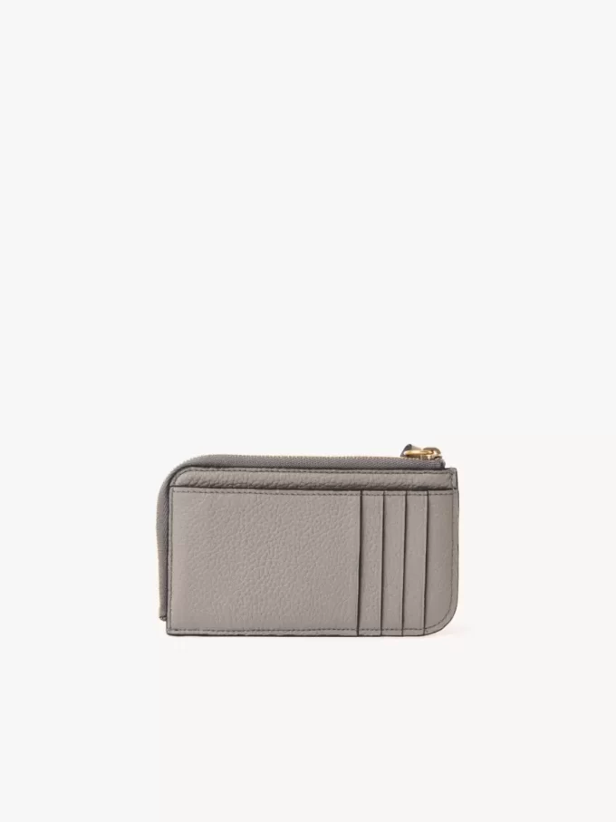 Alphabet wallet in grained leather Alphabet wallet in grained leather