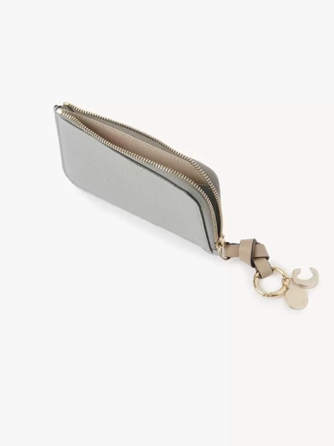 Alphabet wallet in grained leather Alphabet wallet in grained leather