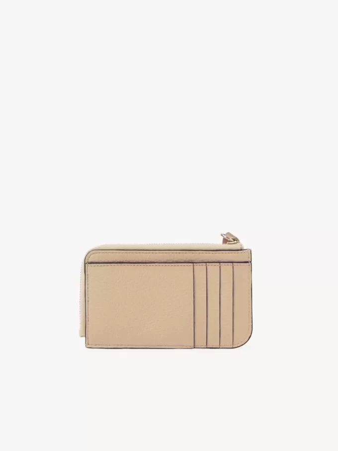 Alphabet wallet in grained leather Alphabet wallet in grained leather