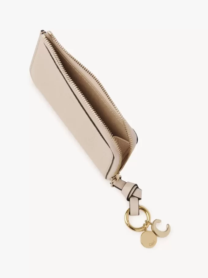 Alphabet wallet in grained leather Alphabet wallet in grained leather