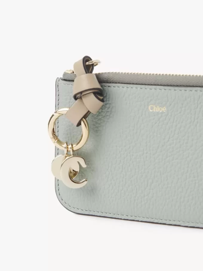 Alphabet wallet in grained leather Alphabet wallet in grained leather