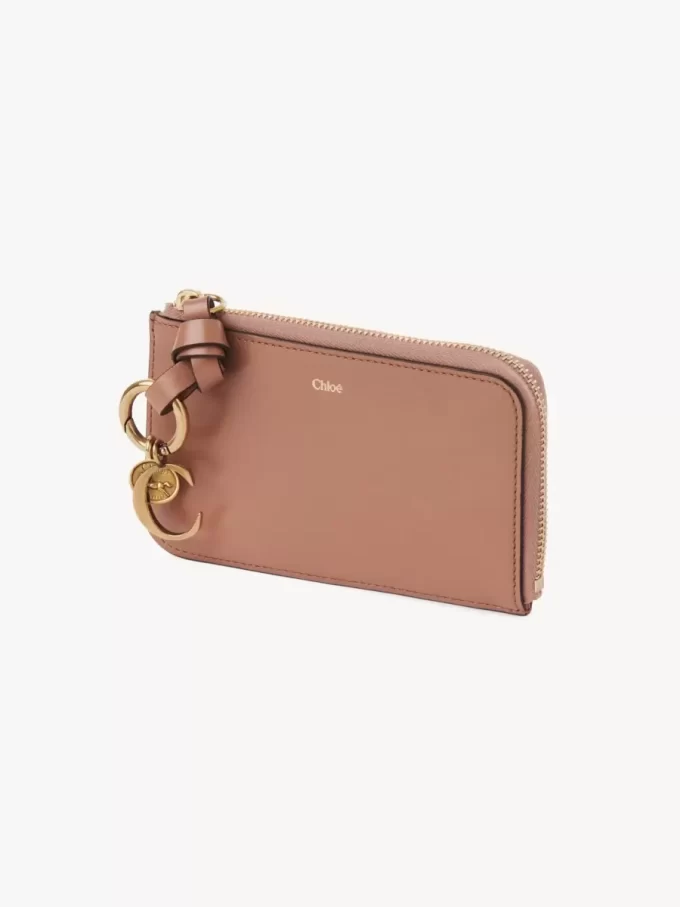 Alphabet wallet in shiny leather Alphabet wallet in shiny leather