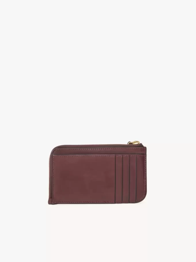 Alphabet wallet in shiny leather Alphabet wallet in shiny leather