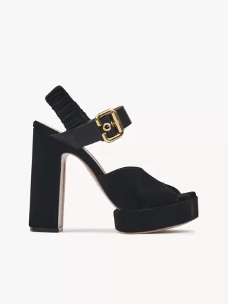 Aria platform sandal