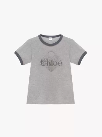 Baby fit logo T-shirt in cotton jersey