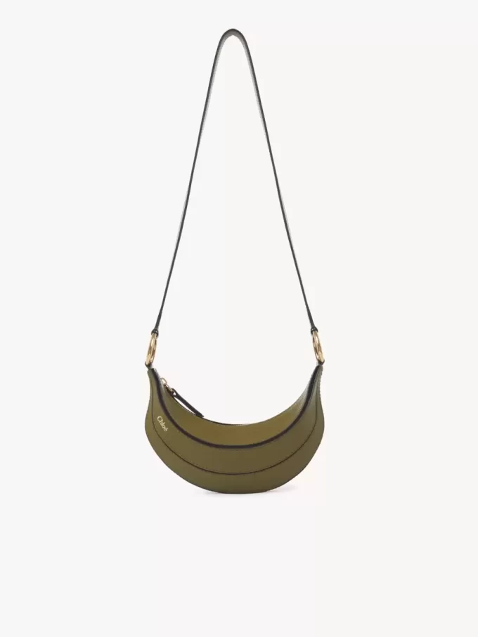Banana cross-body bag in grained leather Banana cross-body bag in grained leather