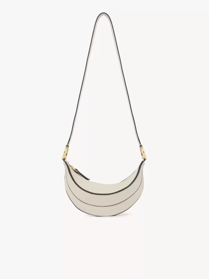 Banana cross-body bag in grained leather Banana cross-body bag in grained leather