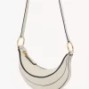 Banana cross-body bag in grained leather Banana cross-body bag in grained leather