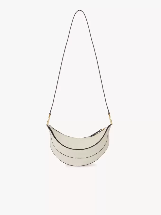 Banana cross-body bag in grained leather Banana cross-body bag in grained leather