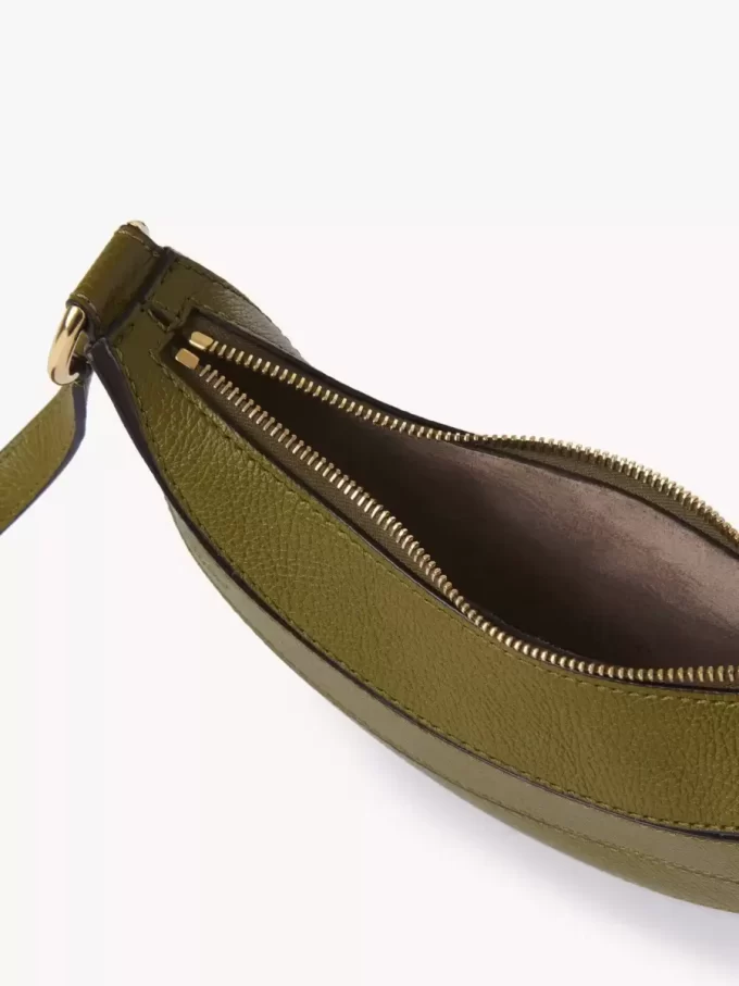 Banana cross-body bag in grained leather Banana cross-body bag in grained leather