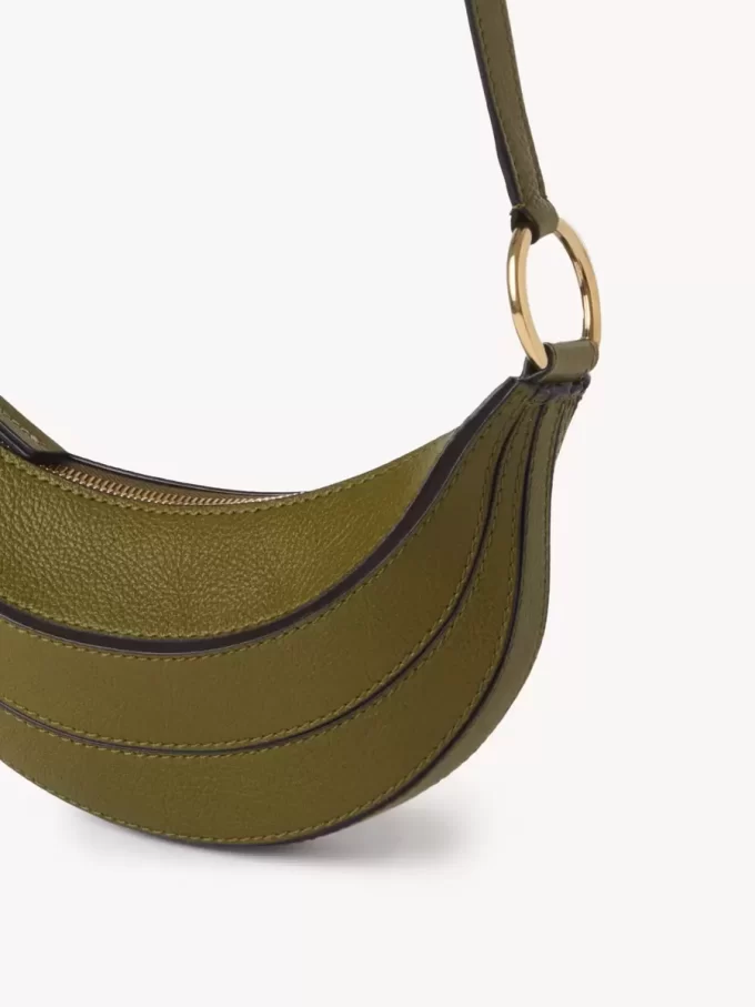 Banana cross-body bag in grained leather Banana cross-body bag in grained leather