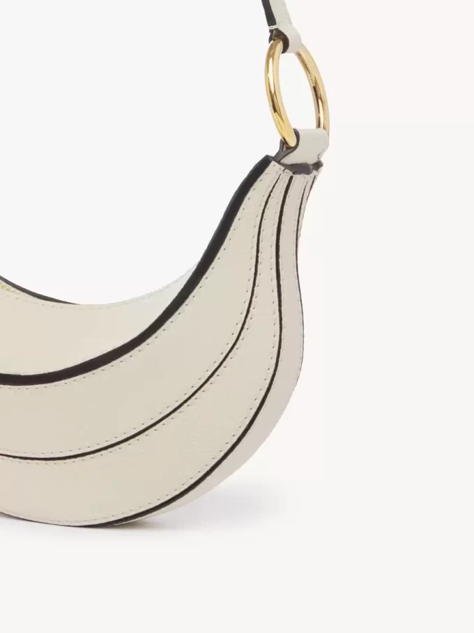 Banana cross-body bag in grained leather Banana cross-body bag in grained leather