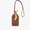 Banana tag in shiny leather Banana tag in shiny leather