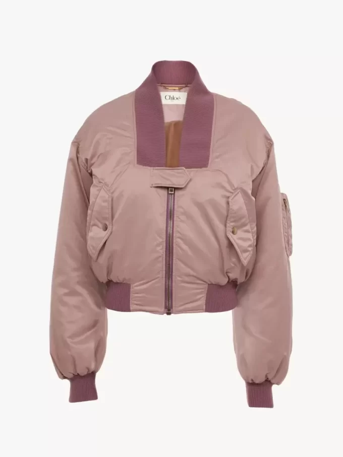 Bomber jacket in nylon Bomber jacket in nylon