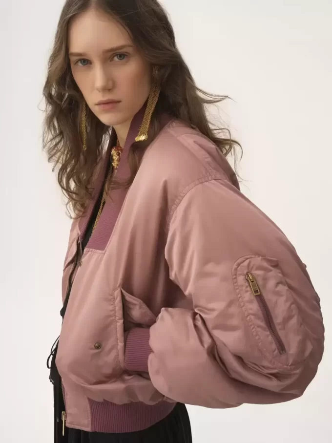 Bomber jacket in nylon Bomber jacket in nylon