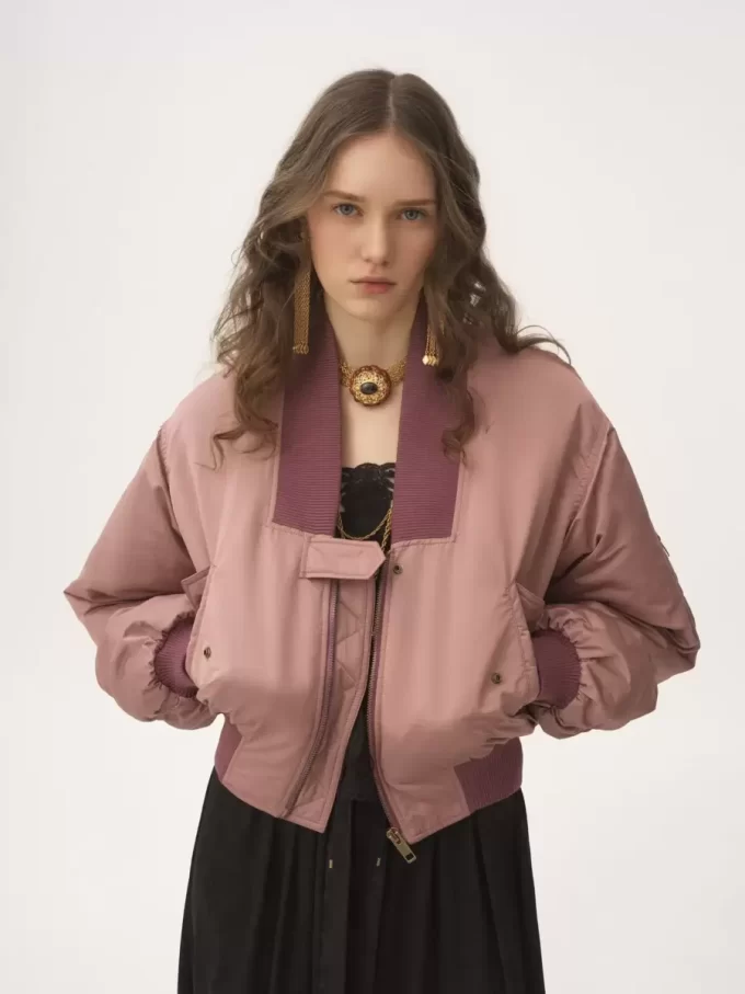 Bomber jacket in nylon Bomber jacket in nylon
