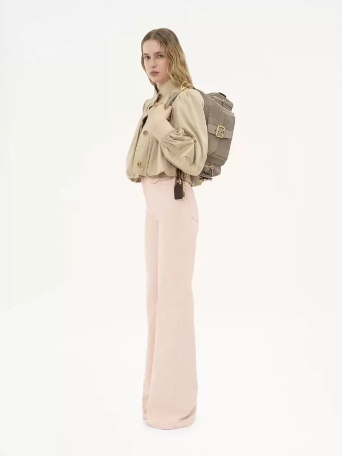 Camera bag in suede leather Camera bag in suede leather