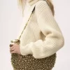 Chain Horse shoulder bag in beaded suede leather Chain Horse shoulder bag in beaded suede leather
