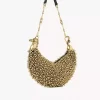 Chain Horse shoulder bag in beaded suede leather Chain Horse shoulder bag in beaded suede leather