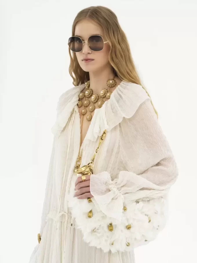 Chain Horse shoulder bag in shearling Chain Horse shoulder bag in shearling