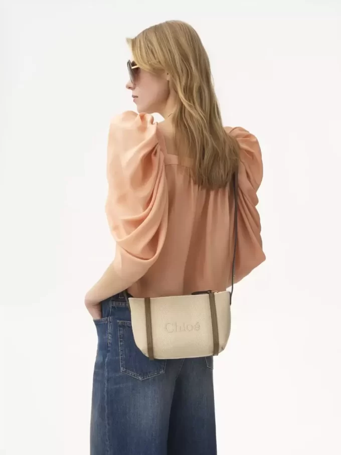 Chloé Carry shoulder bag in canvas Chloé Carry shoulder bag in canvas