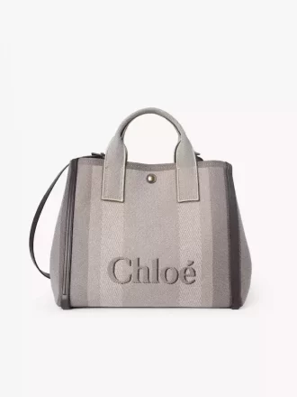 chlo carry tote bag in canvas 1 330x440 - Chloé Carry tote bag in canvas