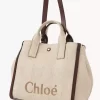 Chloé Carry tote bag in raffia-effect fibers Chloé Carry tote bag in raffia-effect fibers