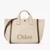 Chloé Carry tote bag in raffia-effect fibers Chloé Carry tote bag in raffia-effect fibers