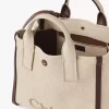 Chloé Carry tote bag in raffia-effect fibers Chloé Carry tote bag in raffia-effect fibers