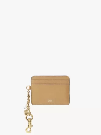 Chloé Charms card holder in grained leather