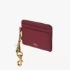Chloé Charms card holder in grained leather Chloé Charms card holder in grained leather