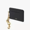 Chloé Charms card holder in grained leather Chloé Charms card holder in grained leather