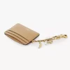 Chloé Charms card holder in grained leather Chloé Charms card holder in grained leather