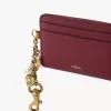 Chloé Charms card holder in grained leather Chloé Charms card holder in grained leather