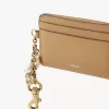 Chloé Charms card holder in grained leather Chloé Charms card holder in grained leather