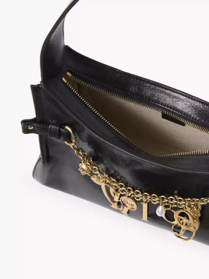 Chloé Charms hobo bag in shiny leather Chloé Charms hobo bag in shiny leather