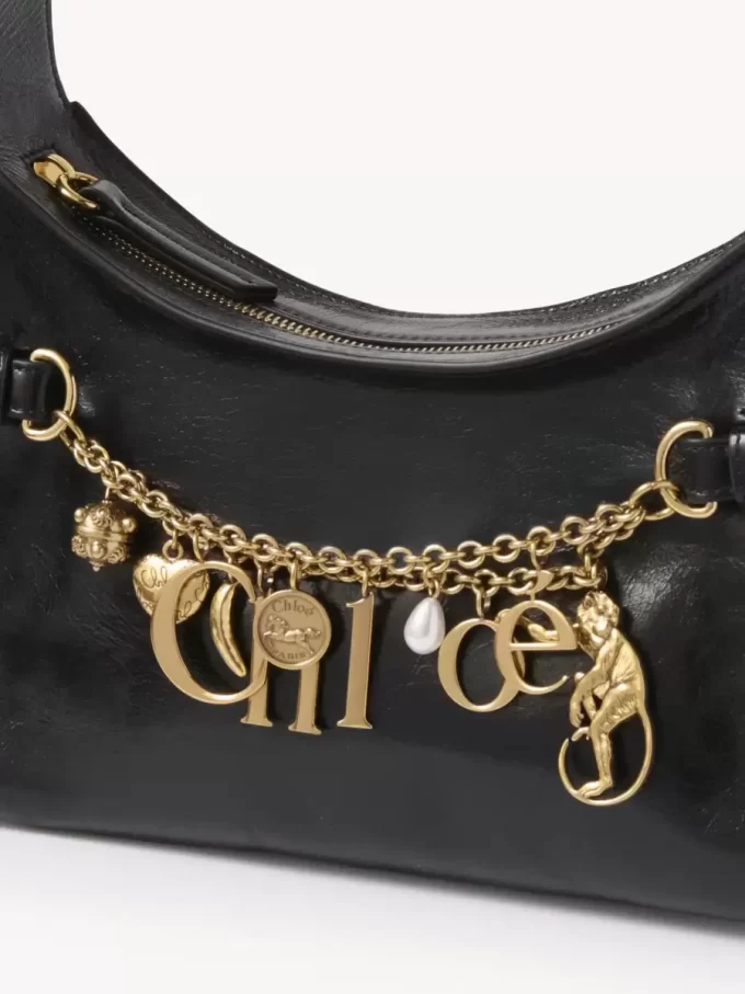 Chloé Charms hobo bag in shiny leather Chloé Charms hobo bag in shiny leather