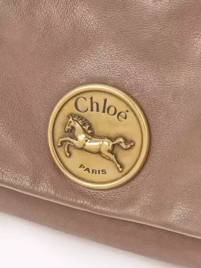 Chloé Heritage shoulder bag in grained leather Chloé Heritage shoulder bag in grained leather
