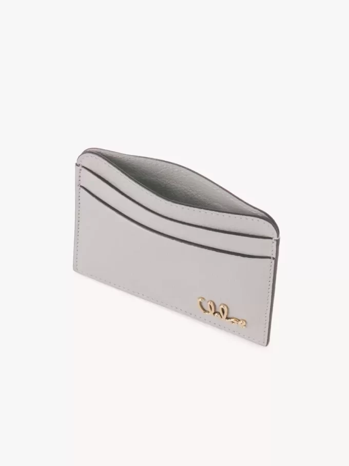 Chloé Iconic card holder in grained leather