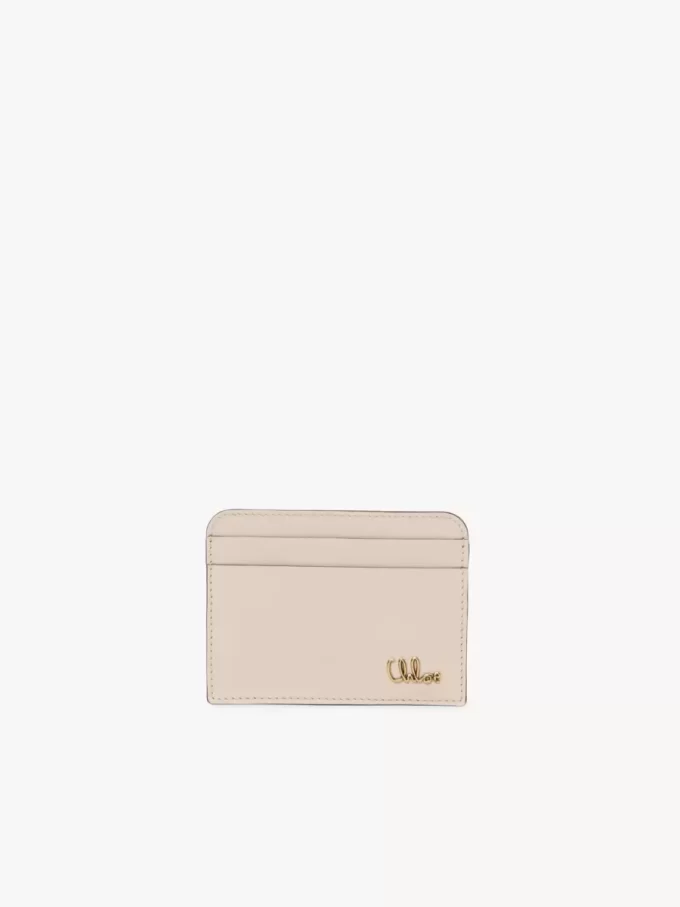 Chloé Iconic card holder in shiny leather