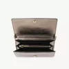 Chloé Iconic flap wallet on chain in metallized leather
