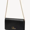 Chloé Iconic flap wallet on chain in shiny leather