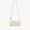 Chloé Spin flap wallet on chain in grained leather Chloé Spin flap wallet on chain in grained leather