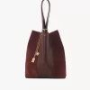Chloé Spin tote bag in grained & suede leather Chloé Spin tote bag in grained & suede leather