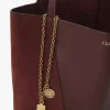 Chloé Spin tote bag in grained & suede leather Chloé Spin tote bag in grained & suede leather